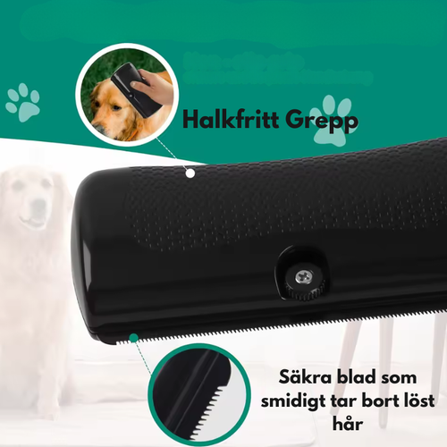All-i-en husdjursborste – tar bort löst hår och tovor